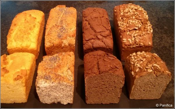 1-4 pains sans gluten - Panifica