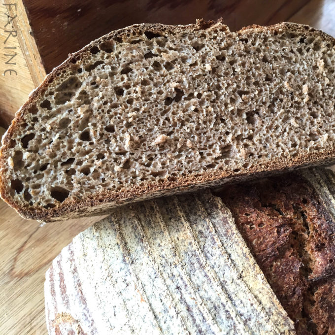 Crumb shot (50% ww-50% hi-extraction)