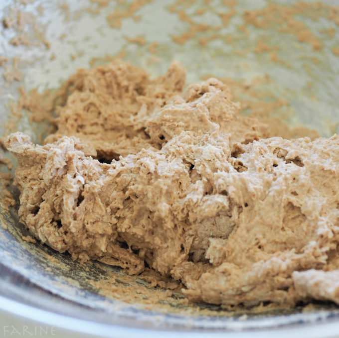 Croissant dough before autolyse
