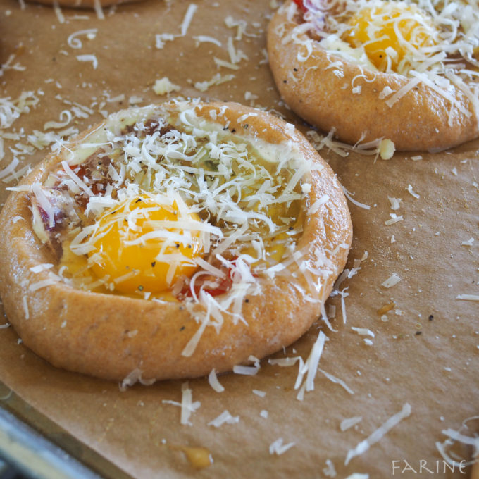 Sprinkle with grated cheese