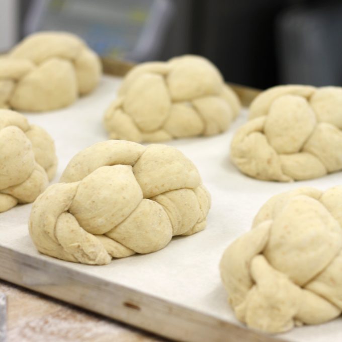 Margot Bakery - challah proofing